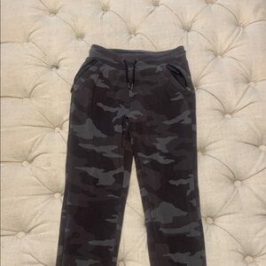 Athleta Gray and Black Urban Camo Joggers